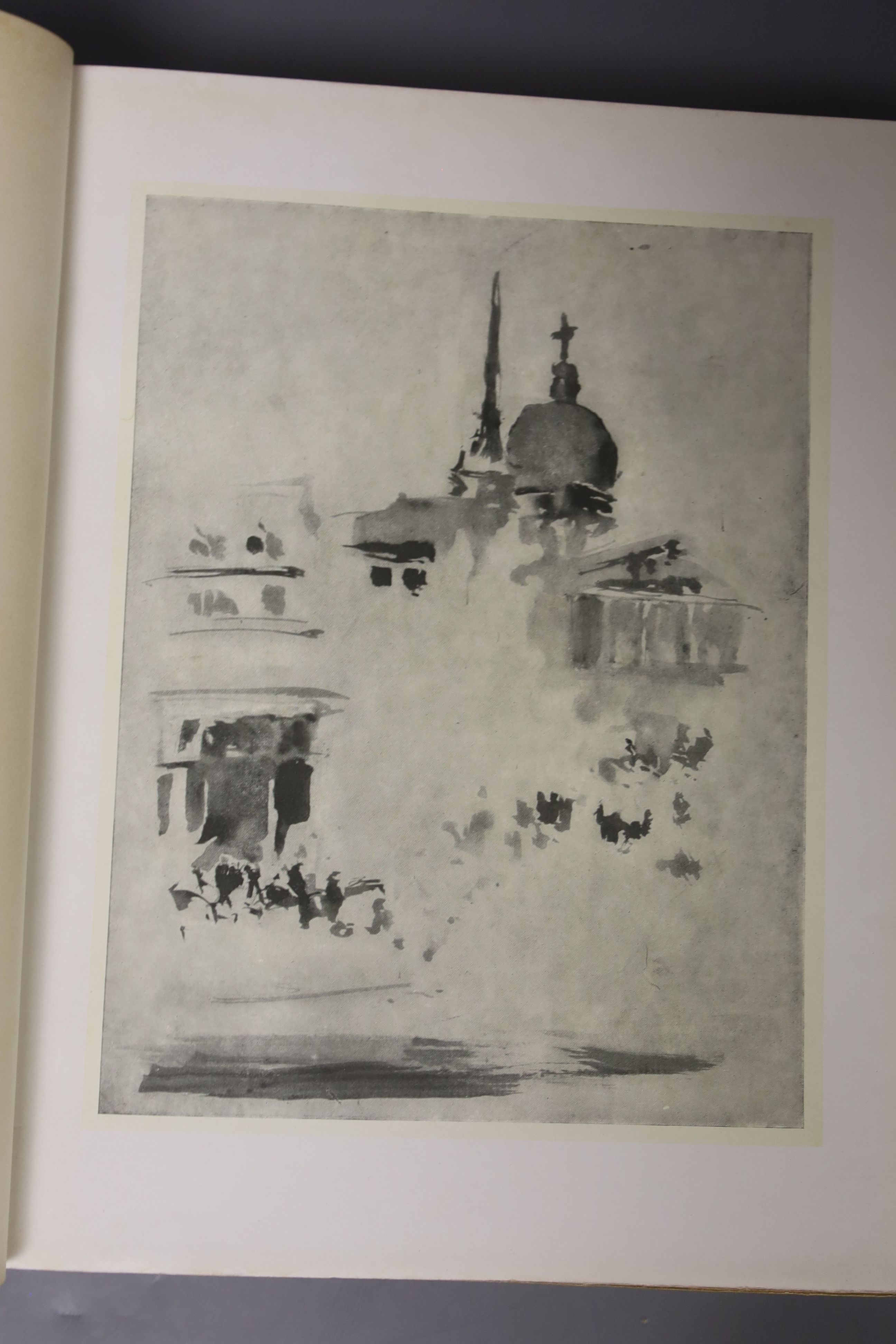 Menpes, Mortimer - Whistler As I Knew Him, limited edition, etched frontis and 125 other plates (some coloured) with thin-paper